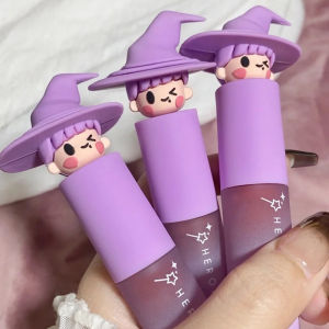 Little Witch Velvet Lipstick Matte Lip Gloss Liquid Lip Tint Cream Pigment Lipstick Long Lasting Water Proof 24 Hours Silky Texture for Lips Women’s Cosmetics