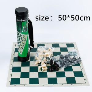 International Chess Tournament Size 50x50cm Folding Parent Child Child Board Game Set Toys
