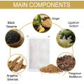 Eelhoe Hair Regrowth Shampoo Powder Ginger Strong Anti-Hair Loss Moisturizing Deep Cleansing Anti-Itching Non-Irritating Shampoo Powder Stimulate Hair Roots And Hair Improve Scalp Blood Circulation Hair Care 10pcs. 