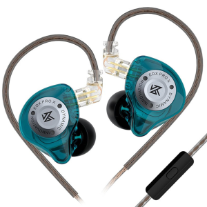KZ EDX Pro X in Ear Monitor Headphones HiFi Stereo IEM Dynamic Driver Wired Earphones with Detachable Cable Deep Bass Noise Isolating Earbuds