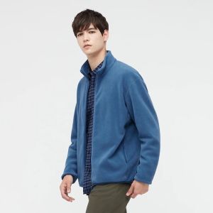 [Auth UniqIo] Áo Khoác Nỉ Dạ Lông Cừu Nam - Tag Nhật