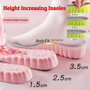 Sweat And Deodorant Booster Pad/Height Increase Insoles/Invisible Elevating Pads/Shoe Lift Inserts/Shock Absorption/Breathable Deodorant/For Men Women/Comfortable