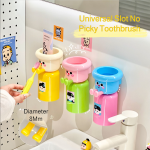 NoPunch Dopamine Magnetic Electric Toothbrush Holder Mouthwash Cup Storage Set