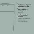 Tommee Tippee Sangenic Twist & Click Advanced Diaper Disposal Bin (1/6 casettes). 