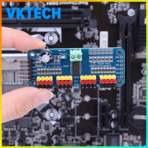 [Vktech] Electrical Circuitry & Parts PWM Motor Driver PCA9685 Controller Module 16 Channel 12-Bit IIC Interface for Smart Home Automation