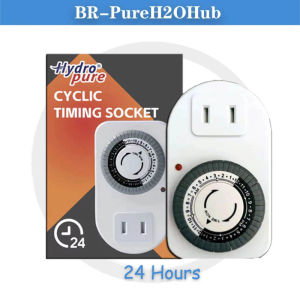 Hydropure Timer Socket 12/24H Electrical Machinery Time Countdown Cyclic Digital Timing Socket