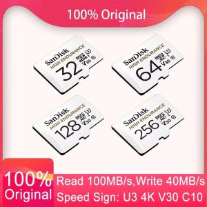 SanDisk Memory Card High Endurance Micro SD Card C10 C10 V30 U3 4K /128GB/256GB/512GB/1TB/2TB TF Cards Video Monitoring