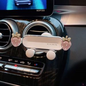 Car cartoon cell phone holder fixed support air vents car phone navigation car navigation bracket