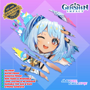 Genshin Impact - Natlan Scratch Design Sticker Indoor Outdoor Vinyl Sticker Waterproof & Non-Faded