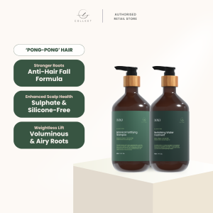 COLLEET BOND Botanical Fortifying Shampoo / Revitalising Water Treatment (400ml) - Anti-Hair Fall