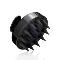 Hair Massage Brush Scalp Silicone Massager Shampoo Manual Head Scalp Massage Black Teeth Brush TB1602. 