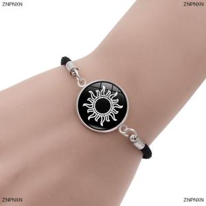 [COD] ZNPNXN 2pcs Set Luminous Couple Sun Moon Bracelet For Women Men Adjustable Woven Rope Charm Friendship Girlfriend Party Jewelry Gifts