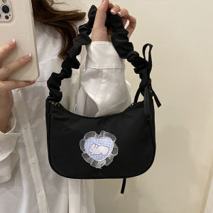 Tas Selempang Bahu Hand Bag Wanita Tas Shoulder Bag Tas Wanita Musim Panas Tas Bahu Baru Cinta Kelinci Desain Rasa Ketiak Tas Wanita White Rabbit Shoulder bag