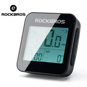 ROCKBROS Bicycle Speedometer Road Bike MTB Wireless GPS intelligent Bicycle Computer Odometer Garmin Standard Base Waterproof IPX6 HD-Screen Mileage Meter Large Battery Capacity Bike Accessories