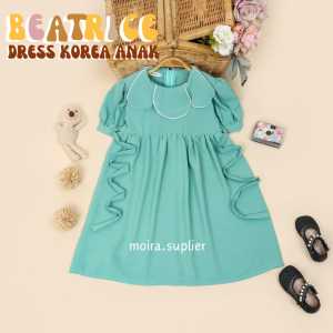 DRESS ANAK BAJU BEATRICE DRESS LUCU MODEL BUNGA