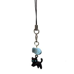 Practical Handmade Beadwork Cats Hanging Ornament Versatile Phone Charm Portable for Styles Upgrades Daily Use
