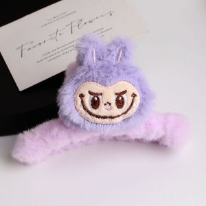 DEUKIO Labubu Barrettes ปิ่นปักผมเครื่องประดับศีรษะแฟชั่นน่ารักสำหรับผู้หญิง