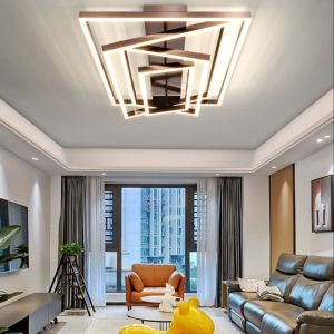 Modern Ceiling Light Luxury Chandelier Nordic LED Stepless Dimming Ceiling Light With Remote Control For Living Room Dining Room Coffee Decoration Light