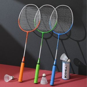 2PCS Badminton Rackets Original Set Alloy Badminton Racket Original Student Professional Badminton