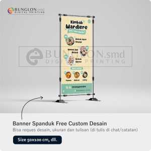 PRINT CETAK SPANDUK BANNER KIMBAB CUSTOM DESAIN