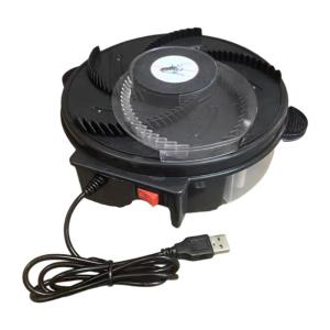 USB Operated Fly Catcher With High Efficiency Rotating Fan No Need Safe No Toxic Design For Kitchen Living Room