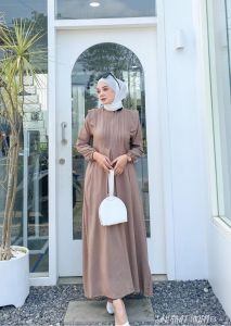 GAMIS SHAKILA PREMIUM IMPORT / GAMIS VIRAL 2023 / DRESS CEWEK DEWASA KEKINIAN / DRESS WANITA SIMPLE DAN ELEGAN