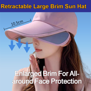✨2025 Upgrade✨New Summer Multi-functional Sun Hat/Outdoor Sunshade/Womens Sun Hat Multi-functional Sun Hat/Wide Brim Design Mask/Womens Sun Hat/UV Protection Sun Hat UV Protection Sun Hat