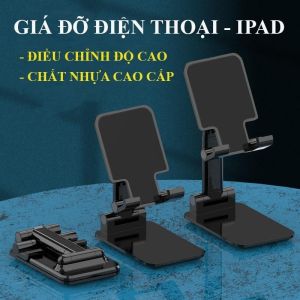 Giá đỡ Điện Thoại Ipad Máy Tính Bảng Xoay 360 ĐộGiá để bàn điện thoại Kim Loại Tản Nhiệt Gấp Gọn Vuadienmay