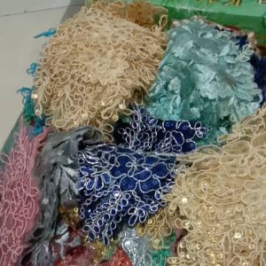 LUSINAN potongan brokat 12pcs headpiece