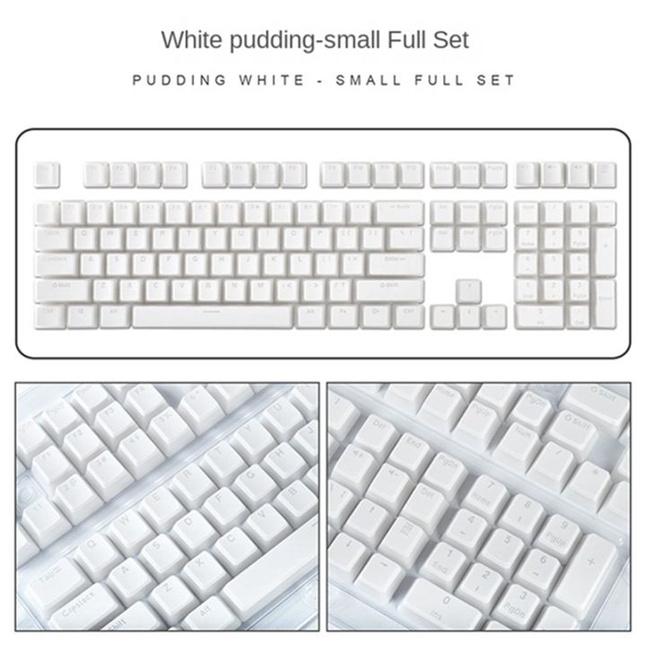 Pudding Keyboard Hat Box Mechanical Keyboard Double Skin Milk ...