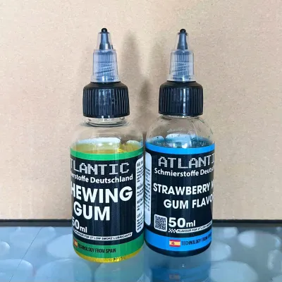 Tinh Dầu Nhớt Thơm Xe 2 Thì 2T ATLANTIC Mùi CHEWING GUM / DÂU ( Xì po YAZ...) Chai 50ML