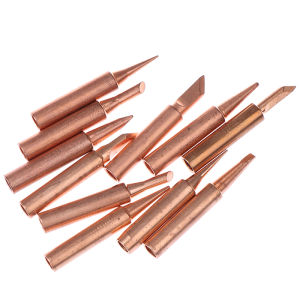 LEI 5 6pcs Pure Copper 900M-T Solder Iron Tip Lead-free Solder Tip Welding Head