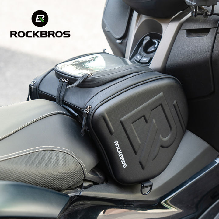 ROCKBROS Motorcycle Fuel Tank Bag 14L Capacity Hard Shell Motorcycle ...