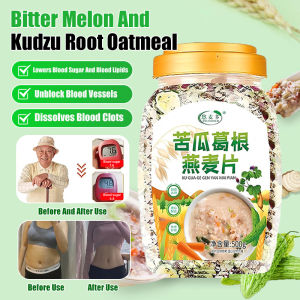 Instant Drink Coarse Grain Meal Replacement Full Stomach Nutrition Bitter Melon And Kudzu Root Oatmeal Breakfast Whole Grain Cereal Reduce Fire And Reduce Three High Meal Replacement Powder