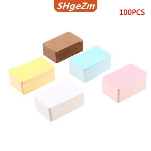 [COD] SHgeZm 100 tấm thẻ chơi trống giấy cứng bìa cứng tự làm Bưu thiếp tin nhắn