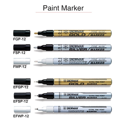 Snowman Ultra Fine Paint Marker Spidol SNOWMAN Paint Marker Fine