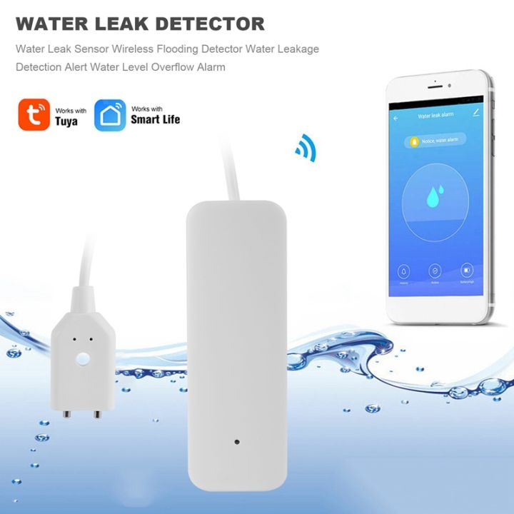 Tuya Zigbee Water Leak Sensor Wireless Flooding Detector Water Leakage ...