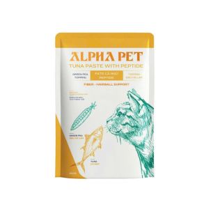[GIÁ DÙNG THỬ] Pate Alpha Pet Peptide cho mèo gói 60g vị cá ngừ bổ sung dinh dưỡng - Pika Petshop