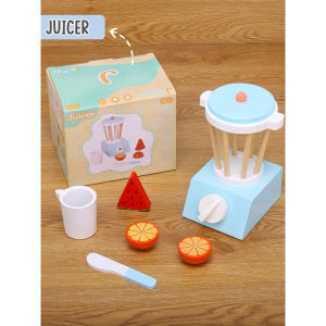 Mainan Anak Wooden Kitchen Set Juicer Mixer Coffee Bread Maker