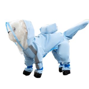 XEANG Bao gồm tất cả Áo mưa có mũ cho chó Không thấm nước Có thể kéo Quần áo chó nhỏ Áo gió Mềm Áo choàng mưa cho chó Chó Con