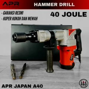 {\n    \"article\": \" NEW Hammer drill APR JAPAN type A35PROMAX mantap banget mesin bor bobok beton tembok aspal dll GARANSI RESMI