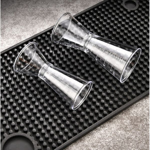 Acrylic Clear Double Jigger Measuring Cup 20/40cc counting cup 100ml/1000ml/2000ml for Milktea Measuring Pitcher