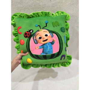 Bantal Sofa Bantal Kotak Renda Motif Lucu Ukuran 40 CM