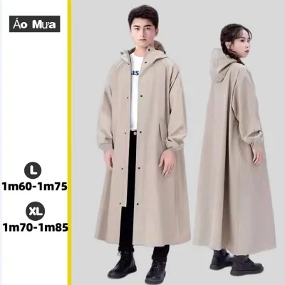 áo mưa nam nữ Áo mưa đi xe máy Trùm kín vải Oxford siêu bền chống thấm an toàn đi xe máy xe điện Có khóa kéo và túi