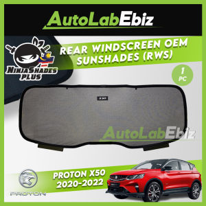Proton X50 2020-2022 NinjaShades Plus Rear Windscreen OEM Sunshades (RWS)