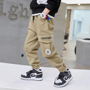 กางเกงเด็กชาย เกาหลีเด็กชายกางเกงขายาวเด็ก ใส่สบายๆกางเกงขายาวเด็กผู้ชาย กางเกงใส่สบายๆ