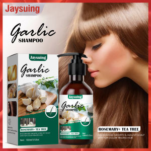 Jaysuing Garlic Shampoo Itchy Hair Itching Anti-dandruff Shampoo Hair Growth Anti-fall Hair Nourishing Shampoo Loss Care Product(100ml)