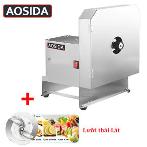 Máy Thái Lát Thịt Đông Lạnh Tự Động AOSIDA QP-D003 Thái Rau-Củ-Quả Công Suất Lên Tới 1200W - Bảo Hành Chính Hãng 12 Tháng