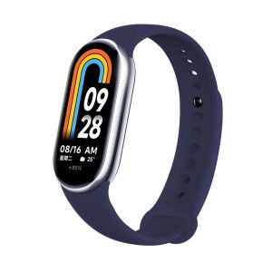 Rubber Bracelet for Mi Band 8 Strap NFC Accessories Sport Silicone SmartWatch Wristband pulseira correa Xiaomi MiBand 8 strap
