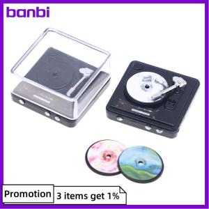 banbi 1:12 Dollhouse thu nhỏ Máy nghe nhạc CD máy nghe nhạc đĩa nhà mô hình trang trí nội thất đồ chơi nhà búp bê phụ kiện